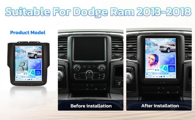 VIKNAV Wireless Car 1500 สำหรับ Dodge Ram Radio Upgrade 2014 2015 2016 2017 ขนาด 10.4 นิ้ว 2