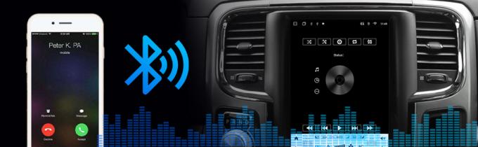 VIKNAV Wireless Car 1500 สำหรับ Dodge Ram Radio Upgrade 2014 2015 2016 2017 ขนาด 10.4 นิ้ว 3