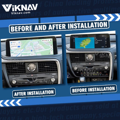 Wireless 2020-2021 RX Lexus Aftermarket Radio Stereo Vertical Screen Multimedia Video Player