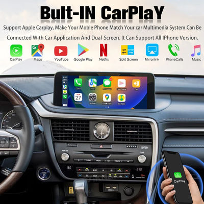 Wireless 2020-2021 RX Lexus Aftermarket Radio Stereo Vertical Screen Multimedia Video Player