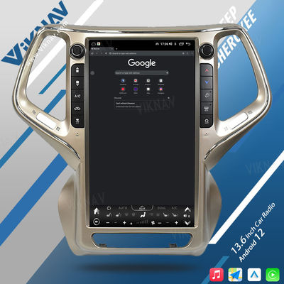 Car 2014 2018 Jeep Grand Cherokee Radio Replacement Auto Stereo 13.6 Inch OEM