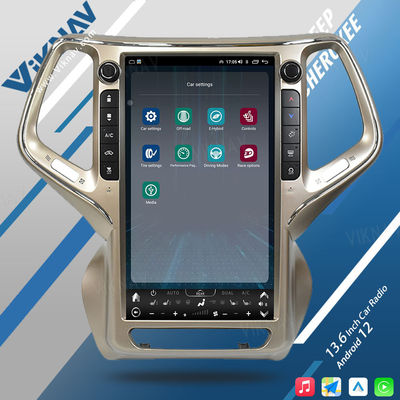 Car 2014 2018 Jeep Grand Cherokee Radio Replacement Auto Stereo 13.6 Inch OEM