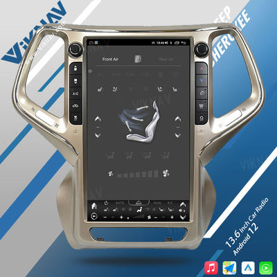 Car 2014 2018 Jeep Grand Cherokee Radio Replacement Auto Stereo 13.6 Inch OEM