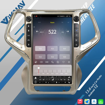 Car 2014 2018 Jeep Grand Cherokee Radio Replacement Auto Stereo 13.6 Inch OEM