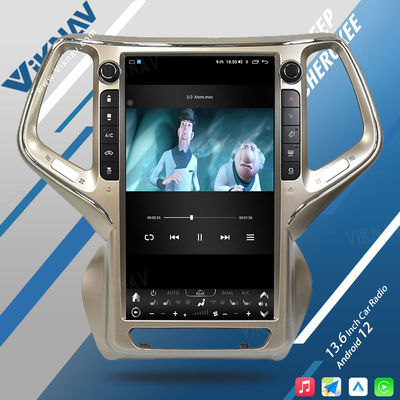 Car 2014 2018 Jeep Grand Cherokee Radio Replacement Auto Stereo 13.6 Inch OEM