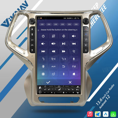 Car 2014 2018 Jeep Grand Cherokee Radio Replacement Auto Stereo 13.6 Inch OEM