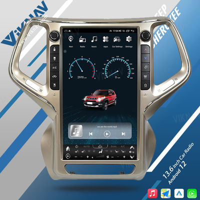 Car 2014 2018 Jeep Grand Cherokee Radio Replacement Auto Stereo 13.6 Inch OEM