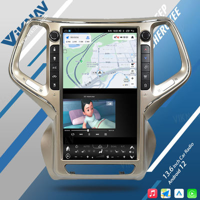 Car 2014 2018 Jeep Grand Cherokee Radio Replacement Auto Stereo 13.6 Inch OEM