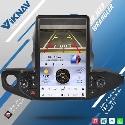 Tesla Style Wrangler Jeep Radio Upgrade 2018-2021 Carplay Head Unit Stereo Replacement