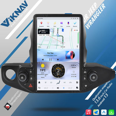 Tesla Style Wrangler Jeep Radio Upgrade 2018-2021 Carplay Head Unit Stereo Replacement