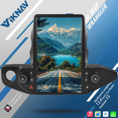 Tesla Style Wrangler Jeep Radio Upgrade 2018-2021 Carplay Head Unit Stereo Replacement