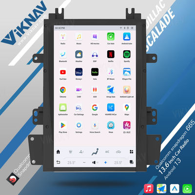 Touch Screen GPS Navigation Cadillac Escalade Radio Replacement 2008-2012 Wireless Carplay