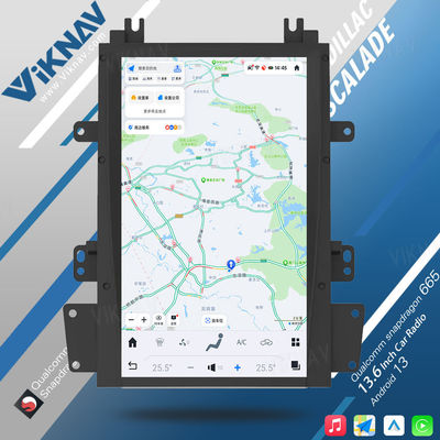 Touch Screen GPS Navigation Cadillac Escalade Radio Replacement 2008-2012 Wireless Carplay