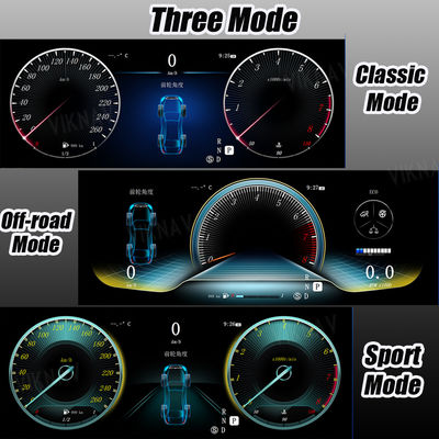 VIKNAV Digital Cluster Car SpeedoMeter For Mercedes Benz C/GLC W205 2015-2018