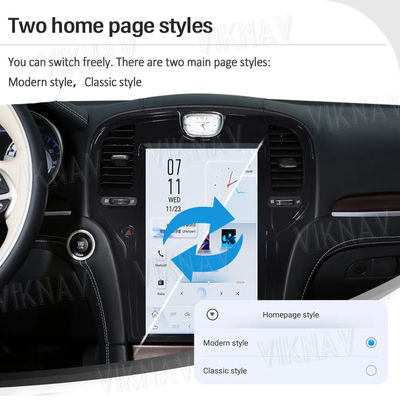 Android Qualcomm Aftermarket Chrysler 300C Radio Head Unit 2013-2017 2018 2019 2 Din