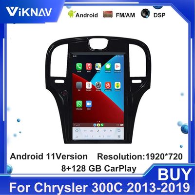 Android Qualcomm Aftermarket Chrysler 300C Radio Head Unit 2013-2017 2018 2019 2 Din