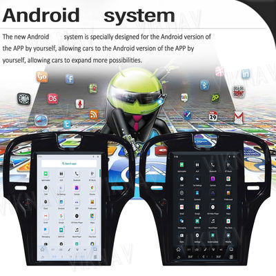 Android Qualcomm Aftermarket Chrysler 300C Radio Head Unit 2013-2017 2018 2019 2 Din