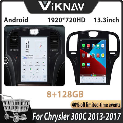 Android Qualcomm Aftermarket Chrysler 300C Radio Head Unit 2013-2017 2018 2019 2 Din