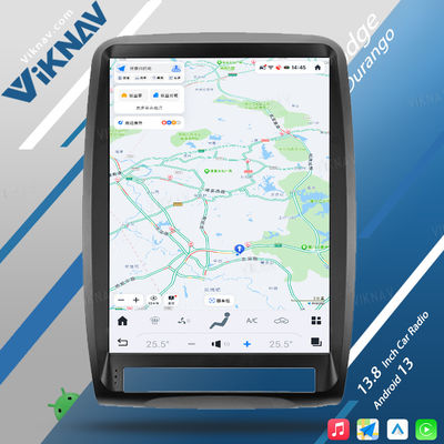 VIKNAV 13.8 inch Car Radio For Dodge Durango 2011-2013 Tape Recorder Android 13 ODM