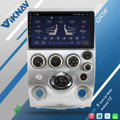 Infiniti QX56 2003-2010 9 Inch Infiniti Head Unit Aftermarket Bluetooth Radio Touchscreen