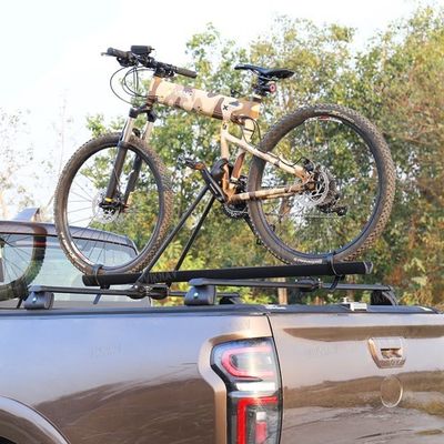 AluminumTruck Pickup Tonneau Cover Bike Bed Rack Mount Lockable Quick Release Universal