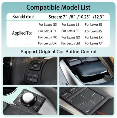 2015-2022 Lexus ES Wireless Radio Universal Steering Wheel Controls interface box OEM