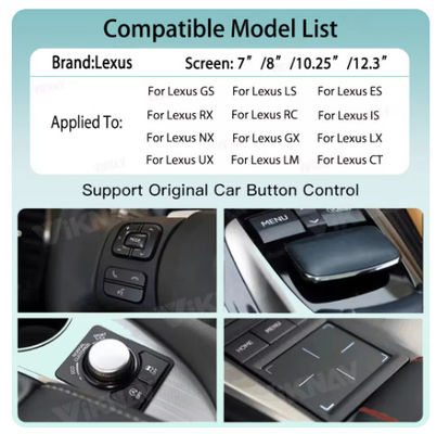 Lexus LX570 2016-2021 Linux Android Interface Box Replacement Auto Parts