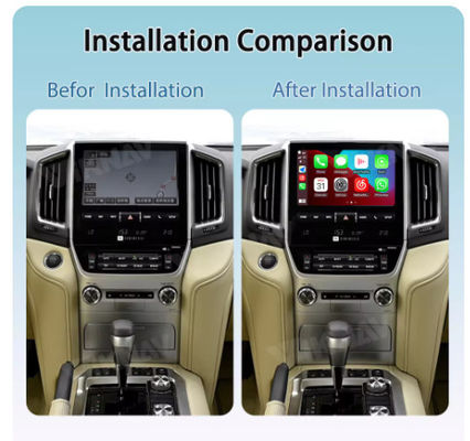 Linux Car Steering Wheel Control Interface Toyota LC200 2016-2021 Double Din