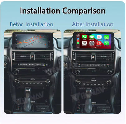 Viknav Linux Car Multimedia Interface Box For Lexus GX 2022 2023 Apple CarPlay