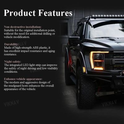 Viknav for 2021-2024 Ford Raptor F150 MP Concepts Truck Fender Flare ABS Plastic
