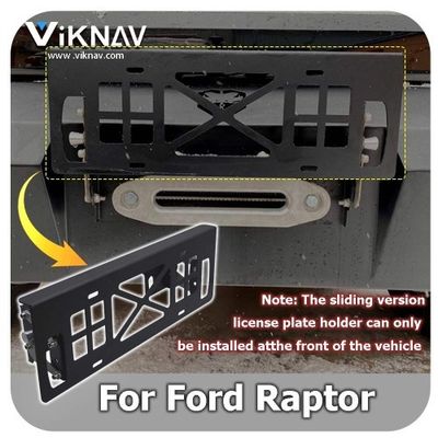 Viknav Folding Truck Front License Plate Bracket For Ford Raptor F150 OEM