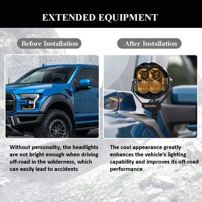 Viknav for Ford Raptor F150 2021-2024 Commercial Truck Fenders AP Light Mount Side Marker