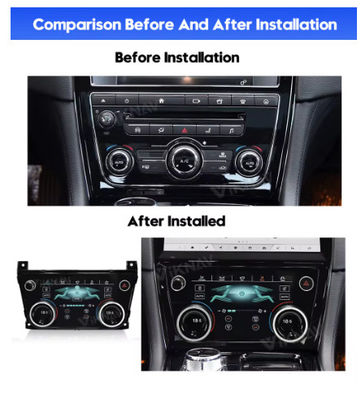 Android10 LCD Car air conditioner Climate Control Unit Panel For Jaguar XJ XJL 2009-2018
