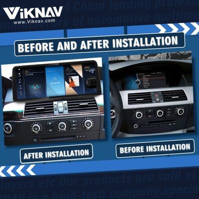 BMW 5 Series E60 Bluetooth Car Stereo System android head unit 2009-2010 2Din 8 Core