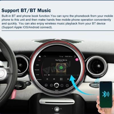 9Inch Car Stereo System Touch Screen Android radio For BMW R56 R60 2007-2010