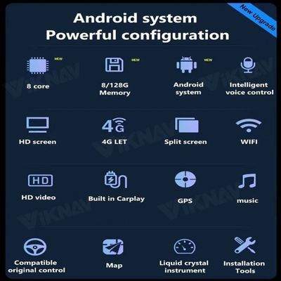2011-2014 BMW Head Unit Android 9 Inch Android System Double Din ODM