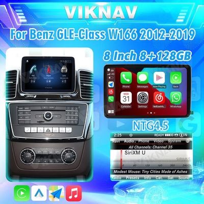 Viknav Car Radio For Mercedes Benz GLE GLS GL ML W166 X166 2012-2019 Vertical Screen HD LCD Touch Screen (NTG 4.5)