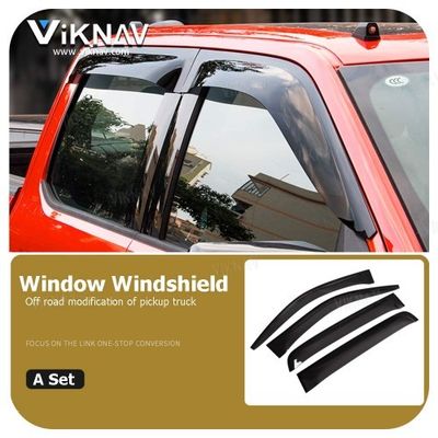 Viknav for Ford F150 2015-2023 Truck Window Deflector Rain Guards Compatible With Ford F150 Raptor
