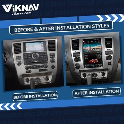 Viknav Car Radio For Infiniti QX56 2007-2010 Touch Screen 12.1 inch GPS Navigation Multimedia Player  Stereo Head UNIT