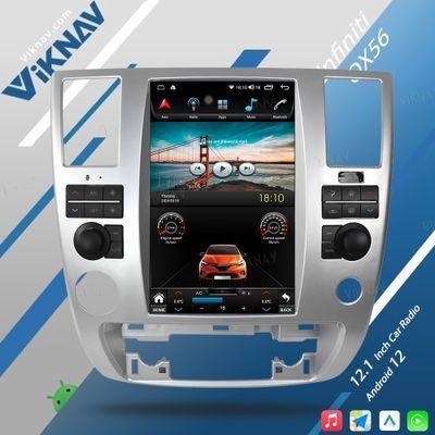 Viknav Car Radio For Infiniti QX56 2007-2010 Touch Screen 12.1 inch GPS Navigation Multimedia Player  Stereo Head UNIT