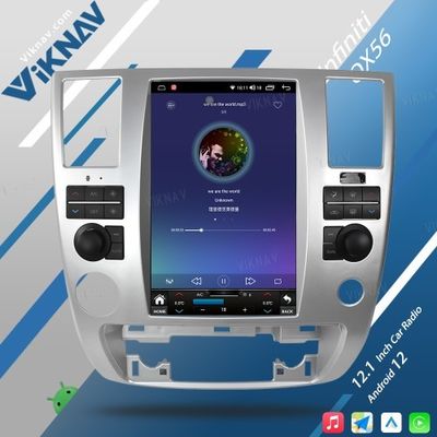 Viknav Car Radio For Infiniti QX56 2007-2010 Touch Screen 12.1 inch GPS Navigation Multimedia Player  Stereo Head UNIT