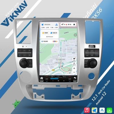 Viknav Car Radio For Infiniti QX56 2007-2010 Touch Screen 12.1 inch GPS Navigation Multimedia Player  Stereo Head UNIT