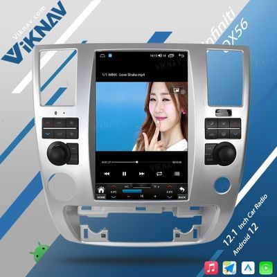 Viknav Car Radio For Infiniti QX56 2007-2010 Touch Screen 12.1 inch GPS Navigation Multimedia Player  Stereo Head UNIT