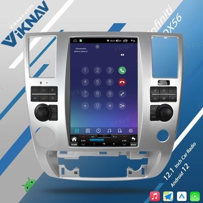 Viknav Car Radio For Infiniti QX56 2007-2010 Touch Screen 12.1 inch GPS Navigation Multimedia Player  Stereo Head UNIT