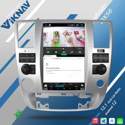 Viknav Car Radio For Infiniti QX56 2007-2010 Touch Screen 12.1 inch GPS Navigation Multimedia Player  Stereo Head UNIT