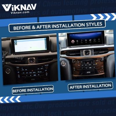 Viknav GPS Navi Decoding Box For Lexus LX 2016-2020 Original Car 12.3 Inch Screen Car GPS Multimedia Android System