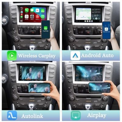 Viknav Linux System For Lexus IS 2005 -2008 Wireless Apple CarPlay Android Auto Only Support Original Car Screen