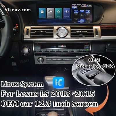 Viknav Fit For Original Car 12.3Inch Screen Linux System For Lexus LS 2013 2014 2015 Wireless Apple CarPlay Android Auto