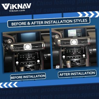 Viknav Linux System For Lexus IS 2013 -2017 Wireless Apple CarPlay Android Auto only support original car 7 inch Screen