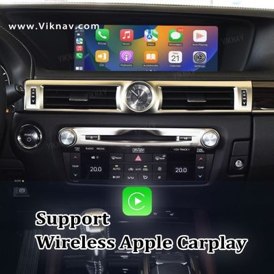 Viknav Linux System For Lexus GS 2016 -2020 Wireless Apple CarPlay Android Auto only support original car 12.3 inch Scre